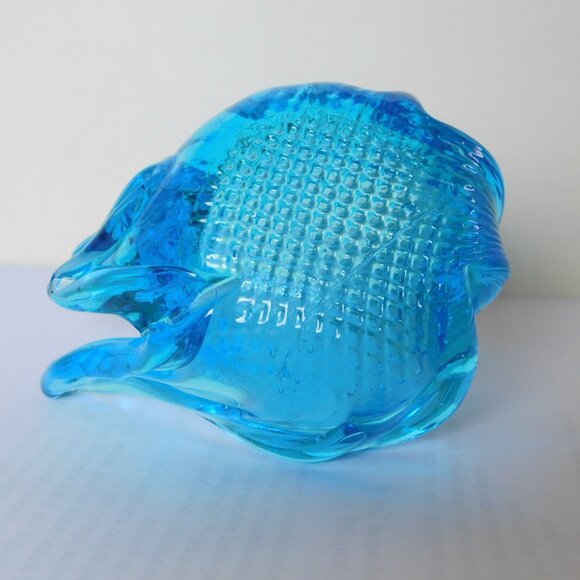 (Sold) Fenton blue swan candy or trinket dish near mint condition - Picture 6 of 10